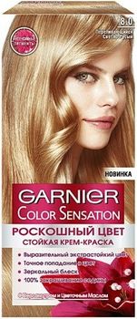 Garnier (Гарньер) Color Sensation крем-краска для волос № 8.0 Переливающийся светло-русый