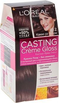 Loreal Сasting Creme Gloss краска-уход 412 Какао со льдом