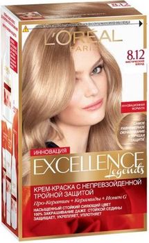 Лореаль Excellence крем-краска для волос 8.12 мистический