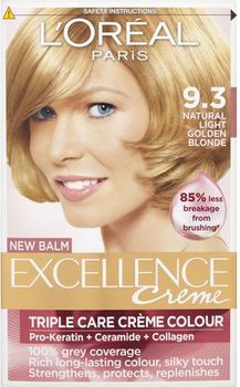 Лореаль Excellence крем-краска для волос 9.3 очень светло-русый золотистый