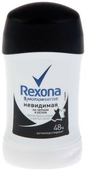 Rexona Антиперспирант-карандаш женский Невидимая на черном и белом 40мл