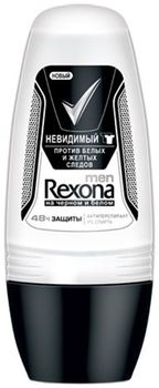 Rexona Антиперспирант део-ролик мужской Невидимый на черном и белом 50мл