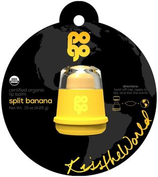 Pogo Бальзам для губ с ароматом банана Split Banana Shrink Band 4,25г