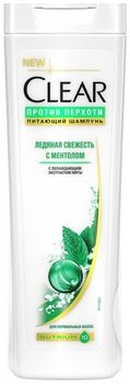 Clear vita ABE Шампунь Против перхоти для женщин Ледяная свежесть с ментолом 400мл