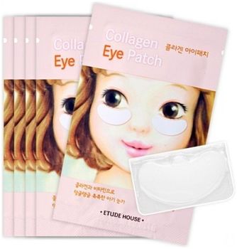 Etude House Патчи для кожи вокруг глаз Collagen Eye patch