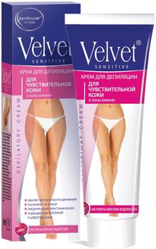 Velvet крем для депиляции для чувствит кожи и зоны бикини 100 мл