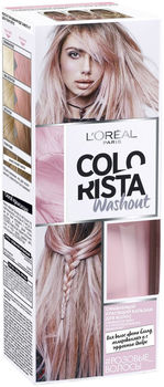 Лореаль Colorista Washout Смываемый красящий бальзам для волос Розовые волосы 80мл