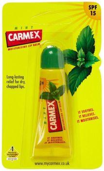 Carmex Бальзам для губ с ароматом мяты с защитным фактором SPF15