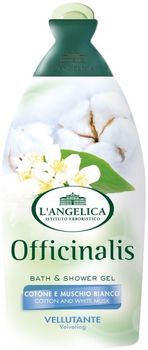 L'Angelica гель для ванны и душа Смягчающий с экстрактом хлопка и белого мускуса 500мл