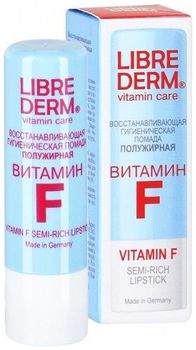 LibreDerm Витамин F восстанавливающая гигиеническая помада полужирная 4г