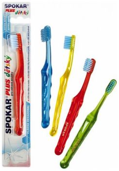 Spokar Plus extra soft Детская зубная щетка до 6 лет экстра мягкая