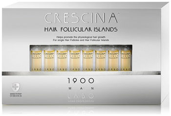 Лабо Кресцина 1900 для мужчин лосьон против выпадения волос Усиленная формула флаконы по 3,5мл №20+20