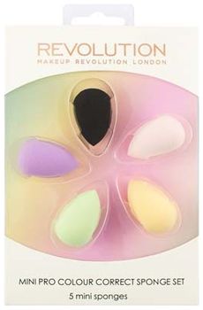 Makeup Revolution Набор цветных корректириующих спонжей Mini Pro Colour Correct Sponge Set