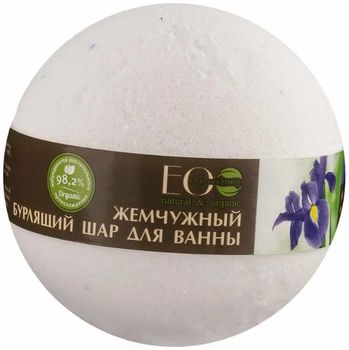 Эколаб Бурлящий шар для ванны Ирис и пассифлора