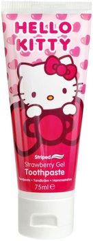 Hello Kitty Strawberry gel Детская зубная паста-гель с клубничным вкусом 75 мл