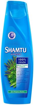 SHAMTU Шампунь Глубокое очищение и свежесть с экстрактами трав 360мл
