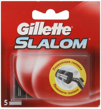 Gillette Slalom сменные кассеты 5 шт