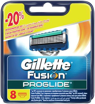 Gillette Fusion ProGlide сменные кассеты 8 шт