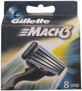 Gillette Mach3 сменные кассеты 8 шт