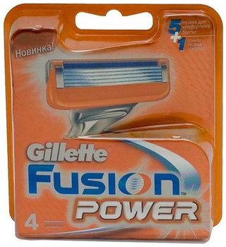 Gillette Fusion Power Сменные кассеты для бритья N4