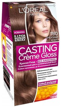 Loreal Сasting Creme Gloss Крем-Краска для волос тон 780 Ореховый мокко
