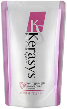 KeraSys Шампунь для волос Восстановление окрашенных волос 500 мл сменная упаковка