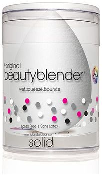 Beautyblender Спонж pure и мини мыло для очистки solid blendercleanser белый