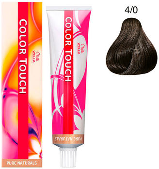 Wella Color Touch Тонирующая крем-краска без аммиака 4/0 коричневый 60мл