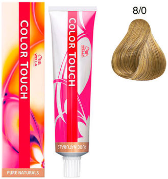 Wella Color Touch Тонирующая крем-краска без аммиака 8/0 светлый блонд 60мл