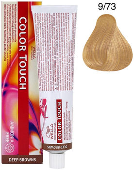 Wella Color Touch Тонирующая крем-краска без аммиака 9/73 очень светлый блонд коричнево-золотистый 60мл