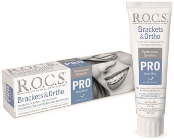 Рокс PRO brackets ortho зубная паста 135г