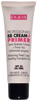 Pupa тональный крем для комбинированной и жирной кожи Professionals BB Cream+Primer №001 Nude