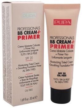 Pupa тональный крем для всех типов кожи Professionals BB Cream+Primer №002 SAND
