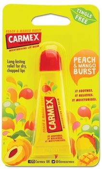 Carmex Бальзам для губ увлажняющий Персик и Манго 10г туба