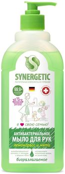 Synergetic Мыло для рук жидкое Лемонграсс и мята антибактериальное 500мл