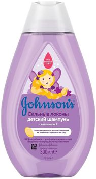 Johnsons Детский шампунь Сильные локоны 300мл
