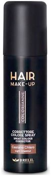 Brelil Colorianne Спрей-макияж для седых волос Hair Make-Up светлый каштан 75 мл