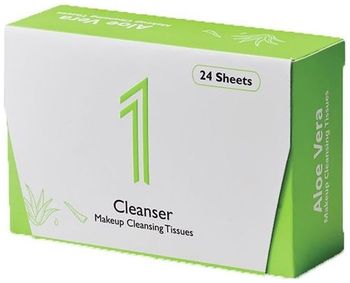 1 Foundation 1 Cleanser Miracle Soft & Clean Aloe Vera Салфетки для удаления макияжа 24 шт