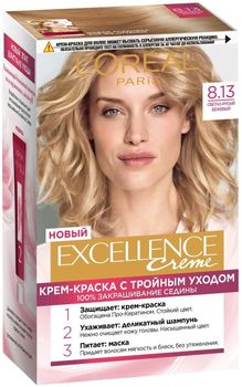 Loreal Excellence Краска для волос тон 8.13 Светло-русый бежевый