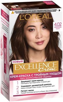 Loreal Excellence Краска для волос тон 4.02 Пленительный каштан