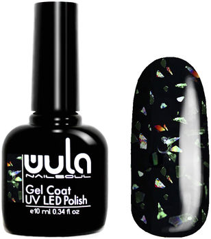 Wula nailsoul гель лак Glitter Rain 10мл тон 624 прозрачный