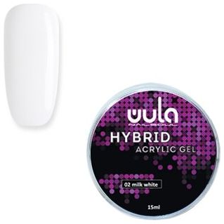 Wula nailsoul Гель акриловый Hybrid acrylic gel, 15 мл 02 White белый