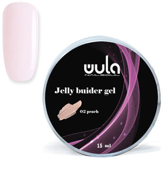 Wula nailsoul Гель-желе для моделирования ногтей Jelly builder gel, 15 мл тон 02 розовый
