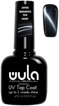 Wula nailsoul UV Magnetic top coat SILVER 10 мл