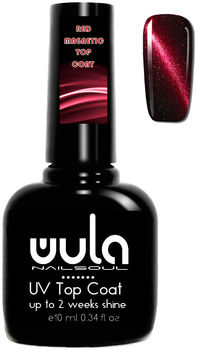Wula nailsoul UV Magnetic top coat RED 10 мл