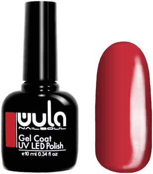 Wula nailsoul гель лак 10мл тон 448 холодный красный