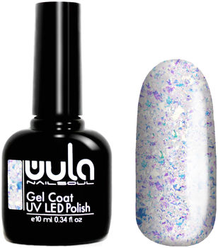 Wula nailsoul опаловое гель лаковое покрытие 10мл Opal gel coat тон 439 изумрудное великолепие