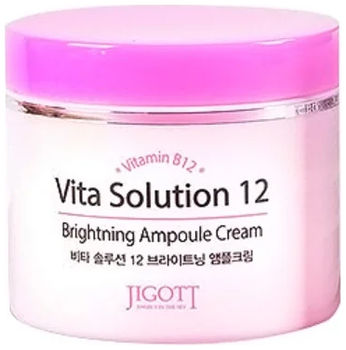 Jigott Vita Solution 12 Ампульный крем для улучшения цвета лица 100мл