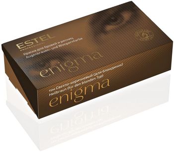 Estel Enigma Краска для бровей и ресниц тон Светло-коричневый, набор