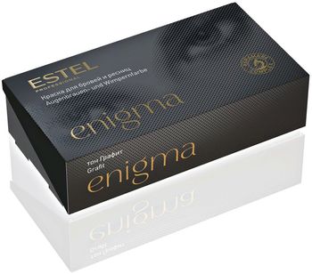 Estel Enigma Краска для бровей и ресниц тон Графит, набор
